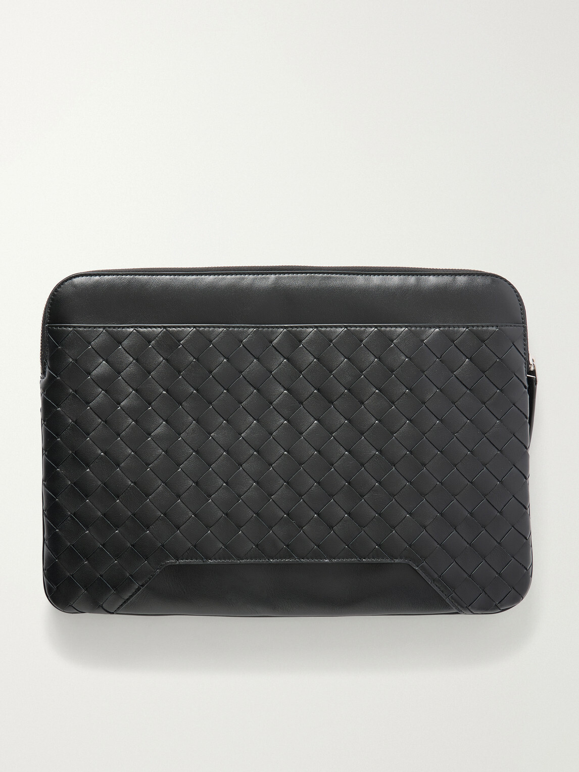 Bottega Veneta - Getaway Intrecciato Leather Document Case - Black