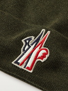 Moncler Grenoble - Logo-Appliquéd Ribbed Virgin Wool Beanie