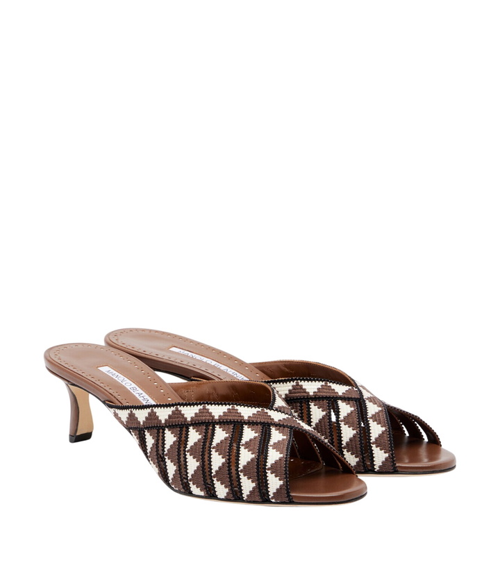 Photo: Manolo Blahnik Trofesamu knitted mules