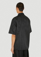 Moiré Zephyr Shirt in Black