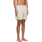 Jacquemus Beige Le Maillot Peinture Swim Shorts