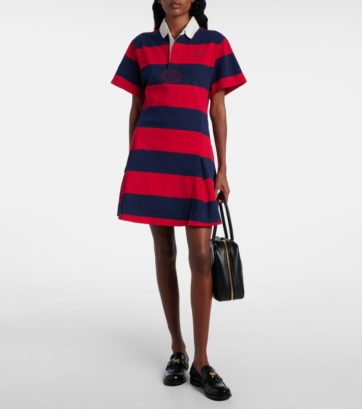 Polo Ralph Lauren Striped cotton jersey polo dress