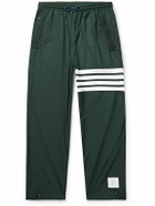 Thom Browne - Straight-Leg Striped Shell Track Pants - Green