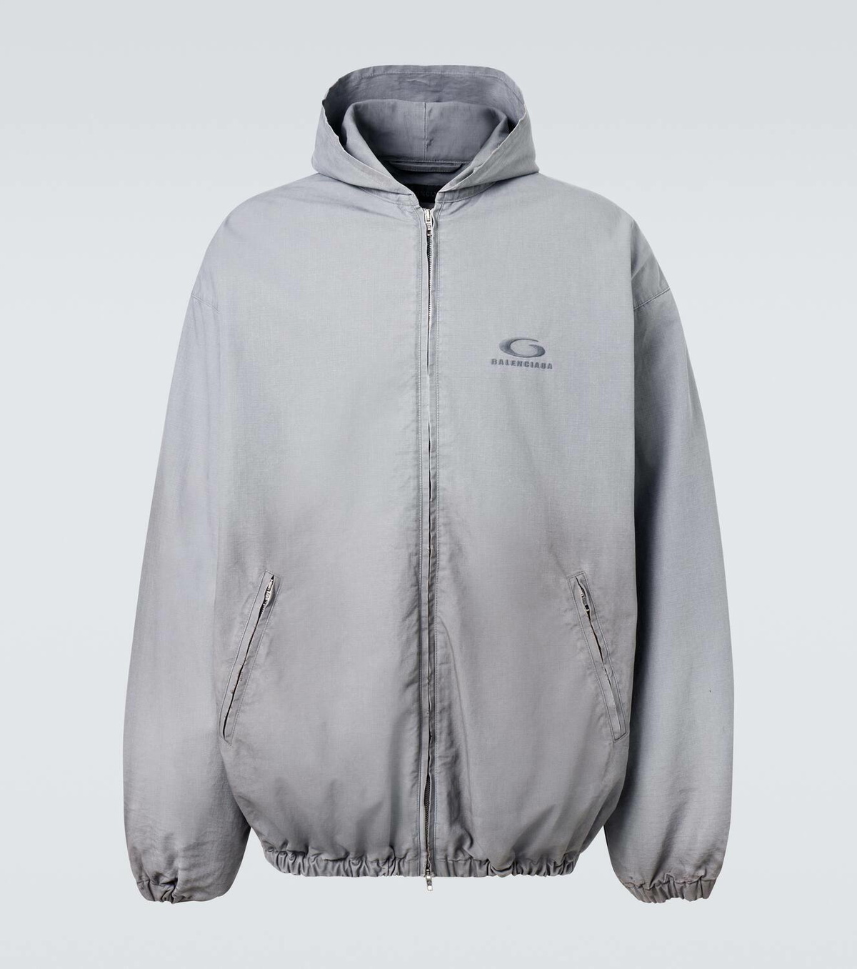 極美品✨BALENCIAGA ジャケット　グレー　M Cursive reversible tracksuit jacket
