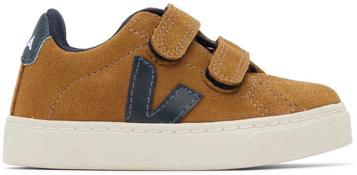 Photo: VEJA Baby Tan & Navy Esplar Sneakers