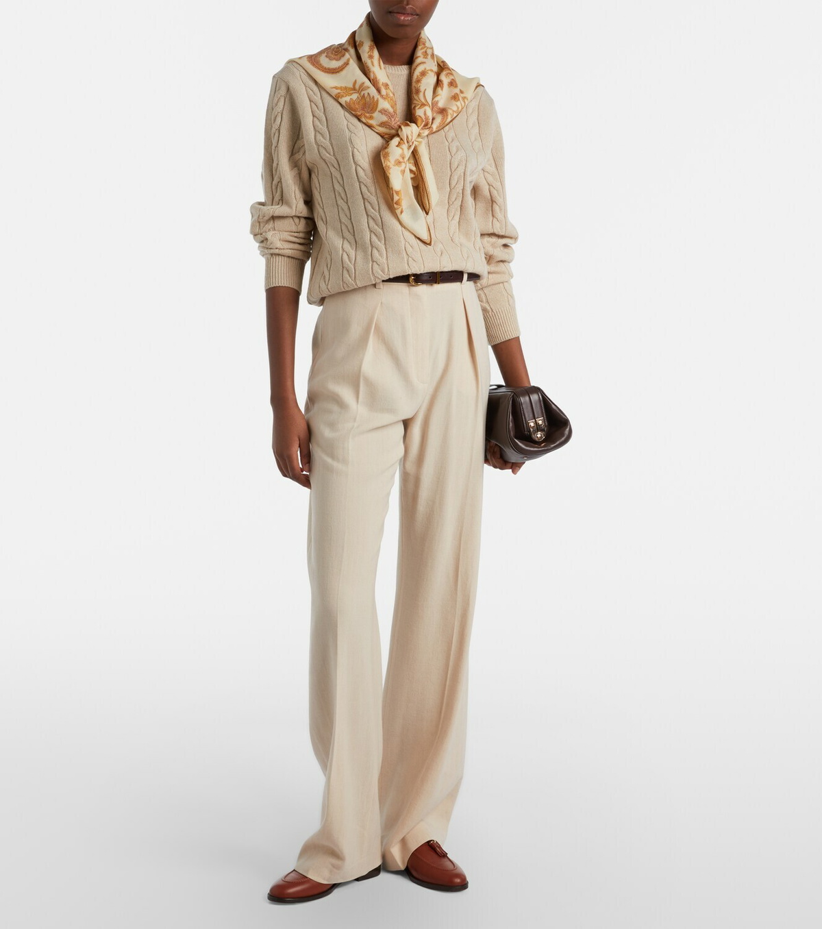 Loro Piana Cedar cable-knit cashmere sweater