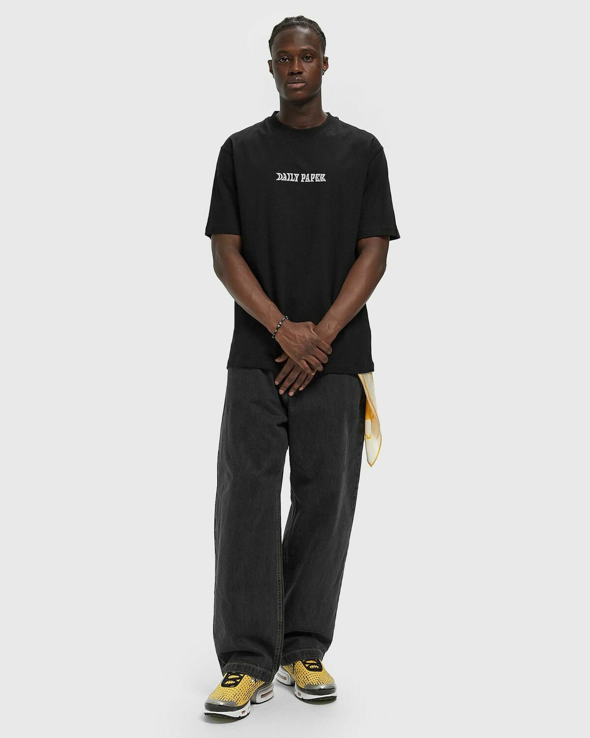 Daily Paper OIL CAN SS TEE Black Mens Shortsleefe