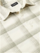 Club Monaco - Checked Linen-Blend Shirt - White