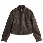 Represent Women's Drive Leather Jacket in Dark Chocolate