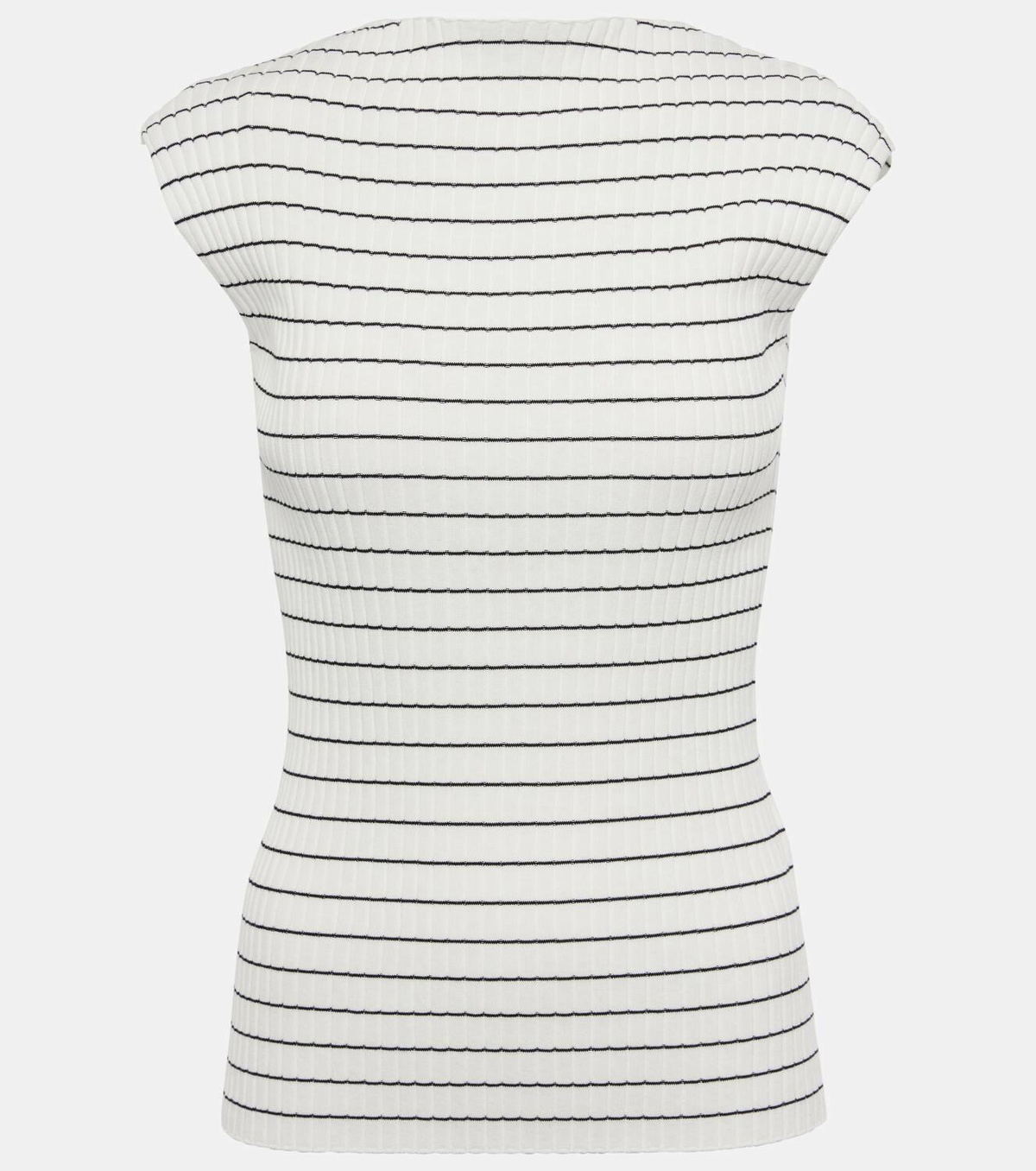 Sportmax Hans striped cotton top