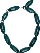 Jil Sander Blue Blocks Necklace