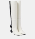Jacquemus Les Bottes Bisou leather knee-high boots