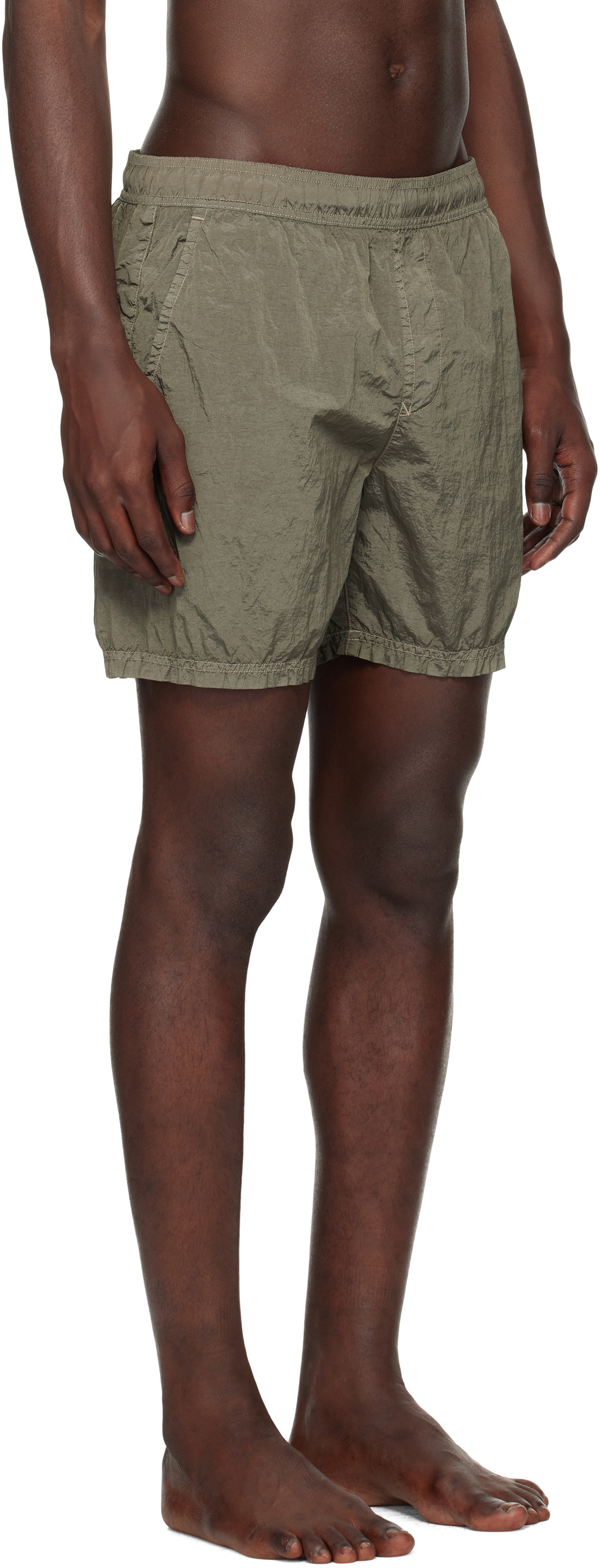 Stone Island Green B100004 Nylon Metal Swim Shorts