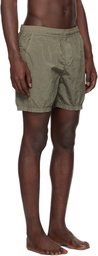 Stone Island Green B100004 Nylon Metal Swim Shorts