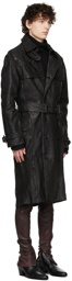 FREI-MUT Black Leather Airwave Jacket