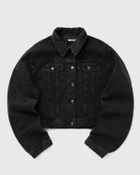 ROTATE Birger Christensen Denim Oversized Jacket Black Womens Denim Jacket