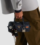 Loewe x Louis Wain Cats leather-trimmed wool bag charm