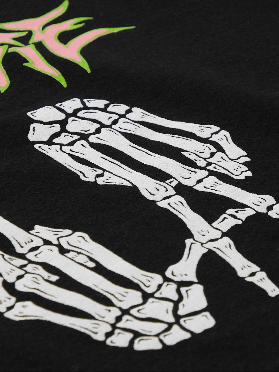 Local Authority LA - Printed Cotton-Jersey T-Shirt - Black