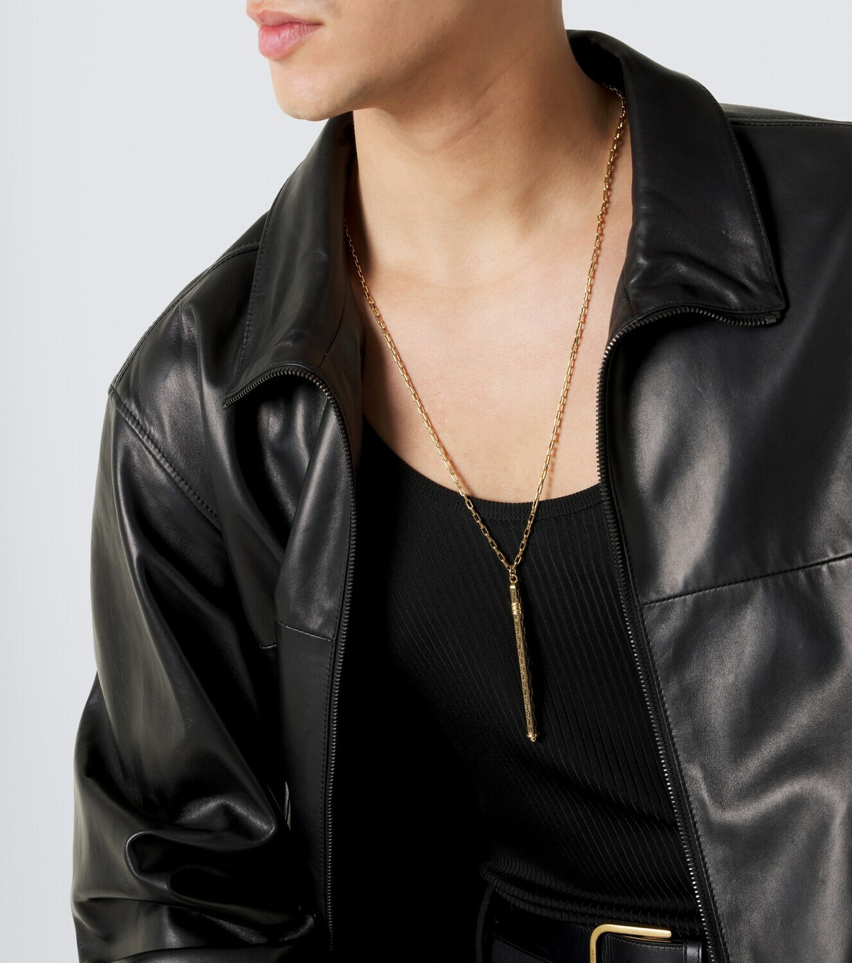 Saint Laurent Cassandre pendant necklace