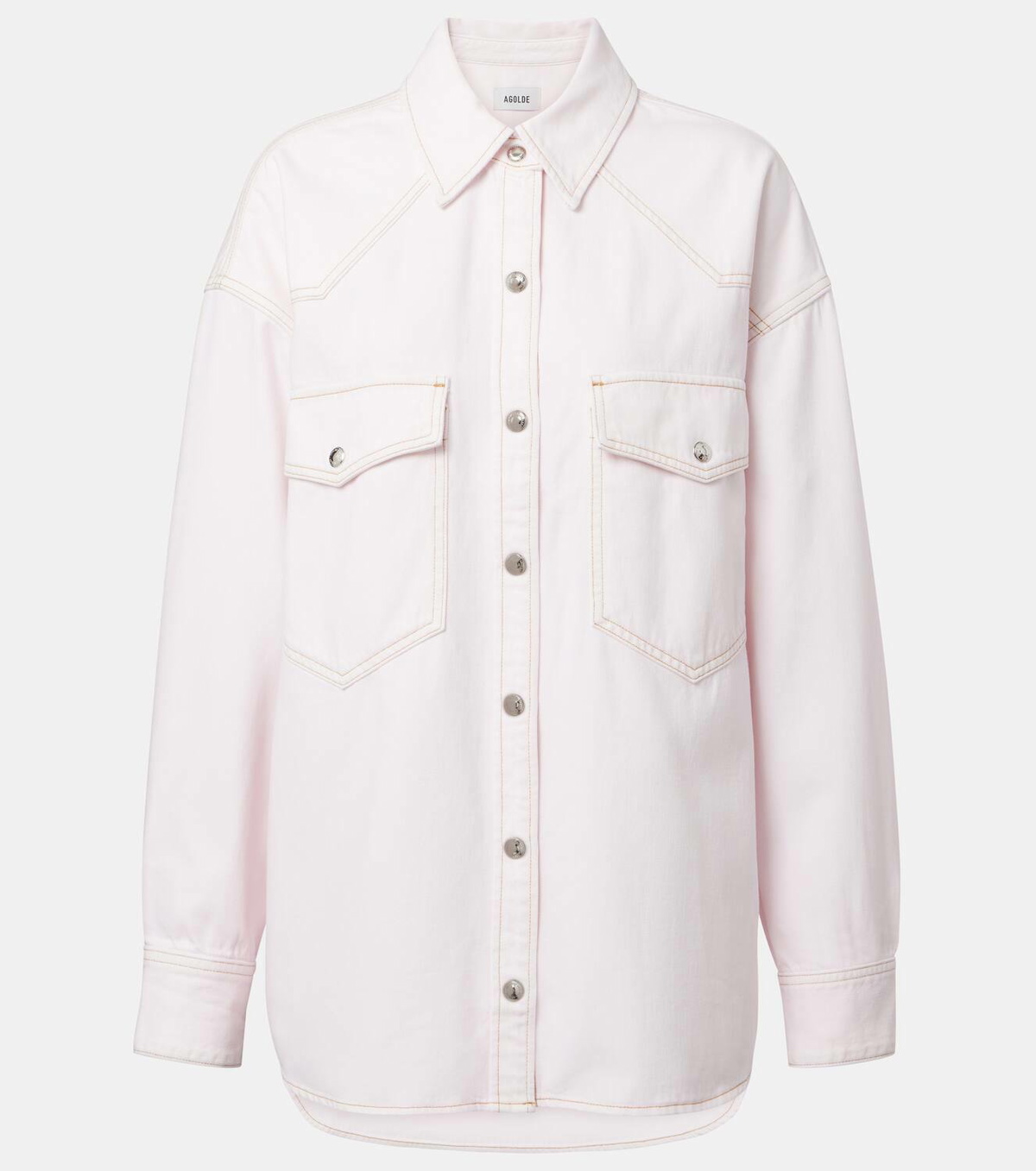 Agolde Lotta denim overshirt