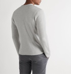 Inis Meáin - Herringbone Merino Wool Sweater - Gray