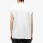 Adidas Men's Basketball Sleeveless T-Shirt in Cloud White F18