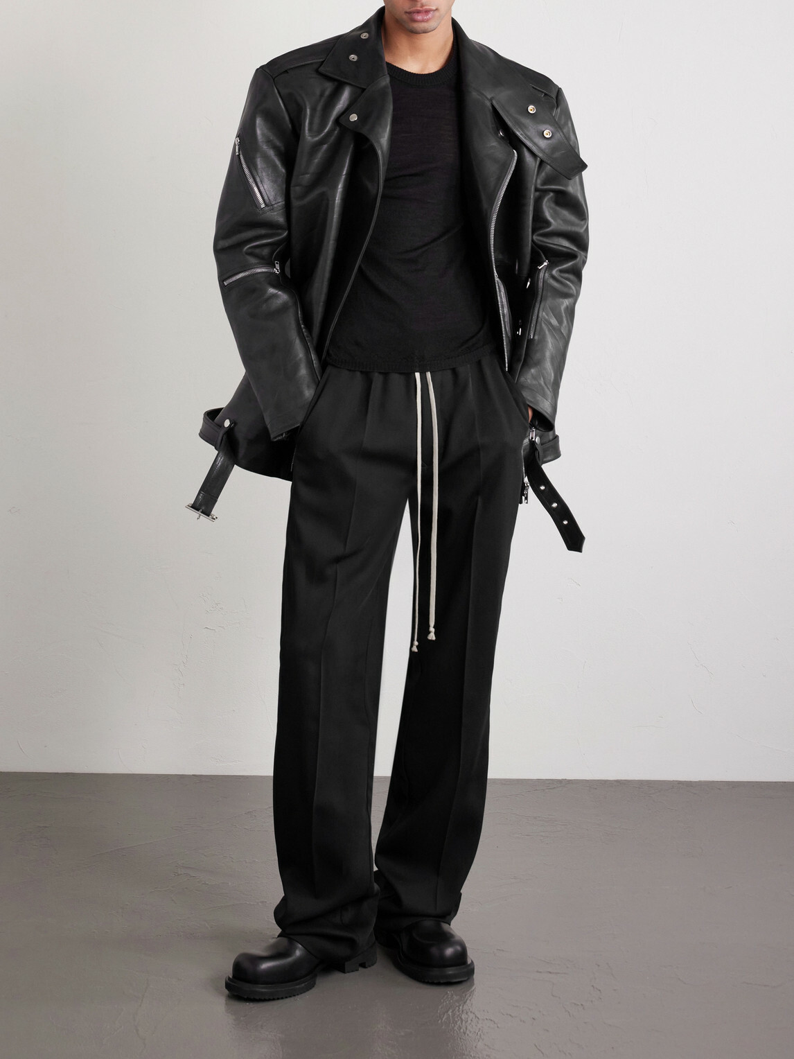 Rick Owens - Slim-Fit Virgin Wool Sweater - Black