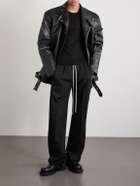 Rick Owens - Slim-Fit Virgin Wool Sweater - Black