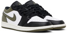 Nike Jordan Khaki & Black Air Jordan 1 Low Sneakers