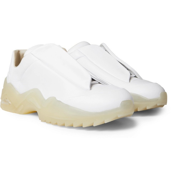 Photo: Maison Margiela - Future Leather Sneakers - White