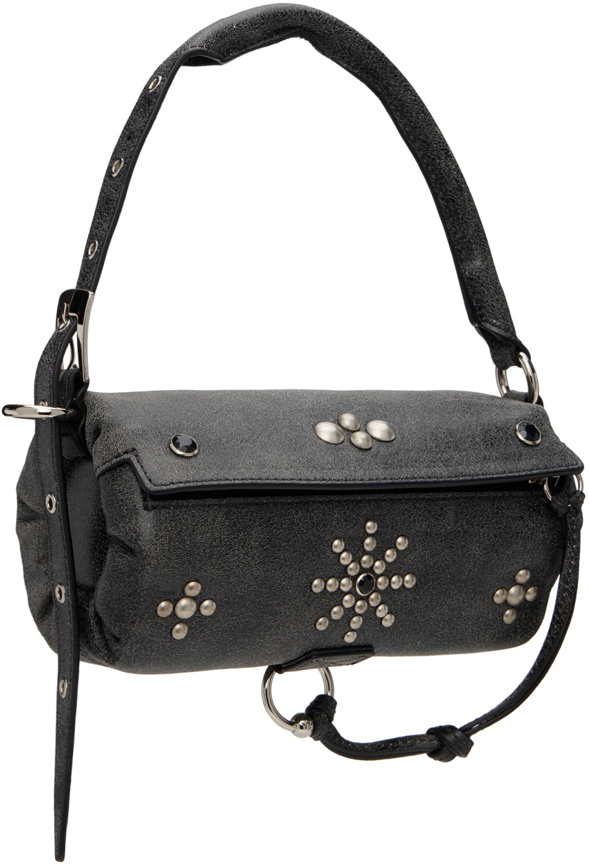 OPEN YY Black Stud Pillow Mini Bag OPEN YY