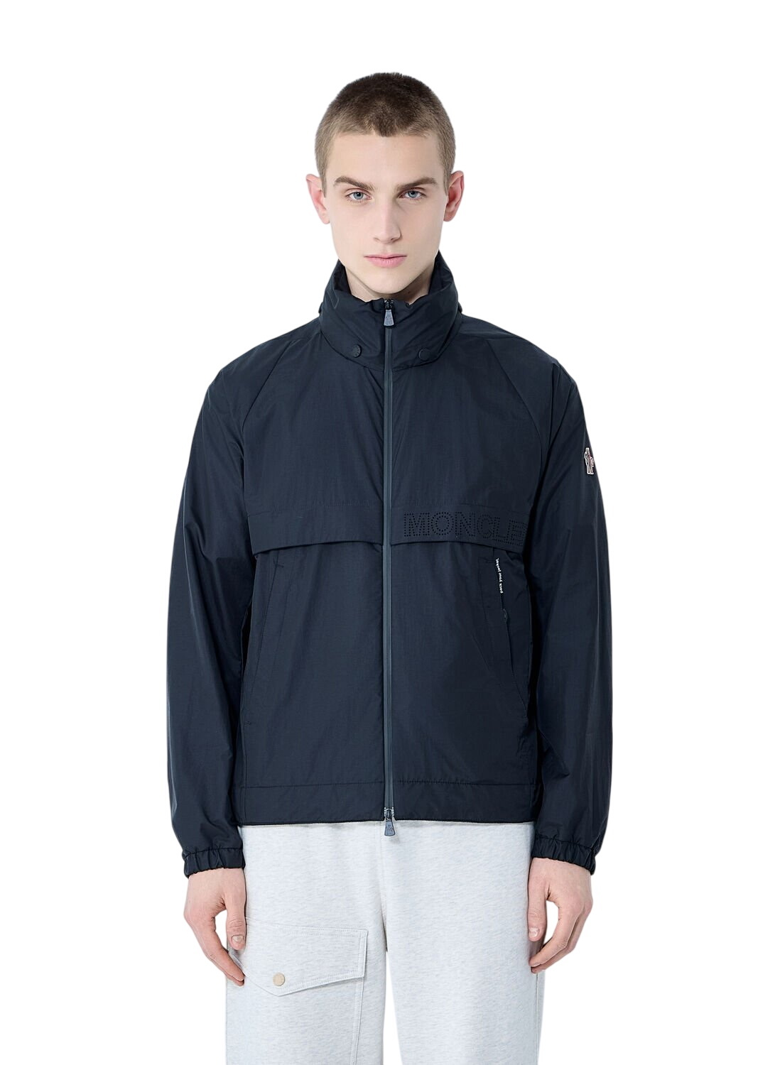 Moncler Grenoble Men's Shipton Gore-Tex Jacket in Blue Moncler
