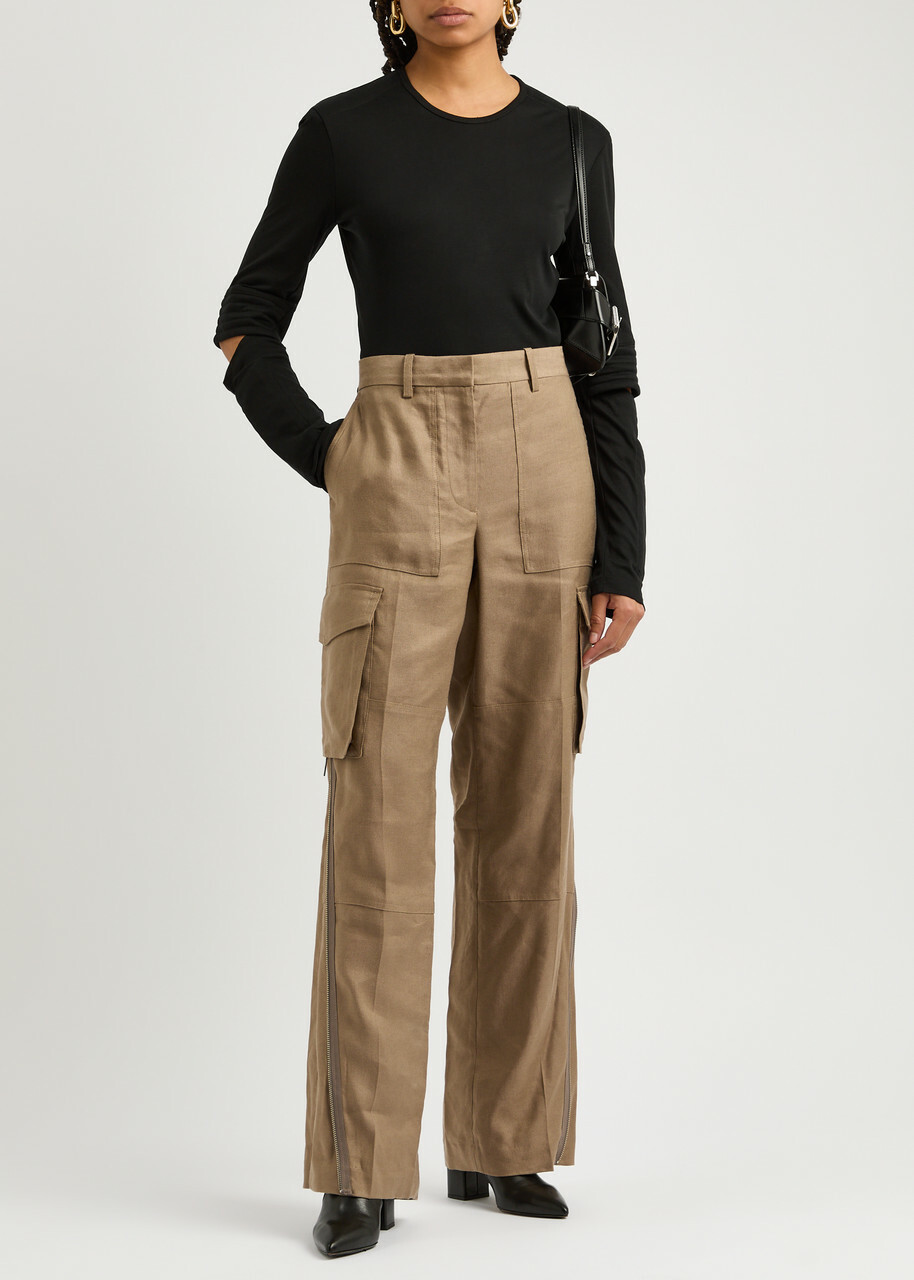 Helmut Lang Cut-out Jersey top Black Helmut Lang