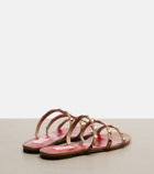 Valentino Garavani Rockstud metallic leather sandals
