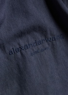 Alexander Wang Cotton-blend Cropped Jacket Navy