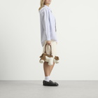 Charles Jeffrey Loverboy Women's Bulldog Bag in Beige/White 