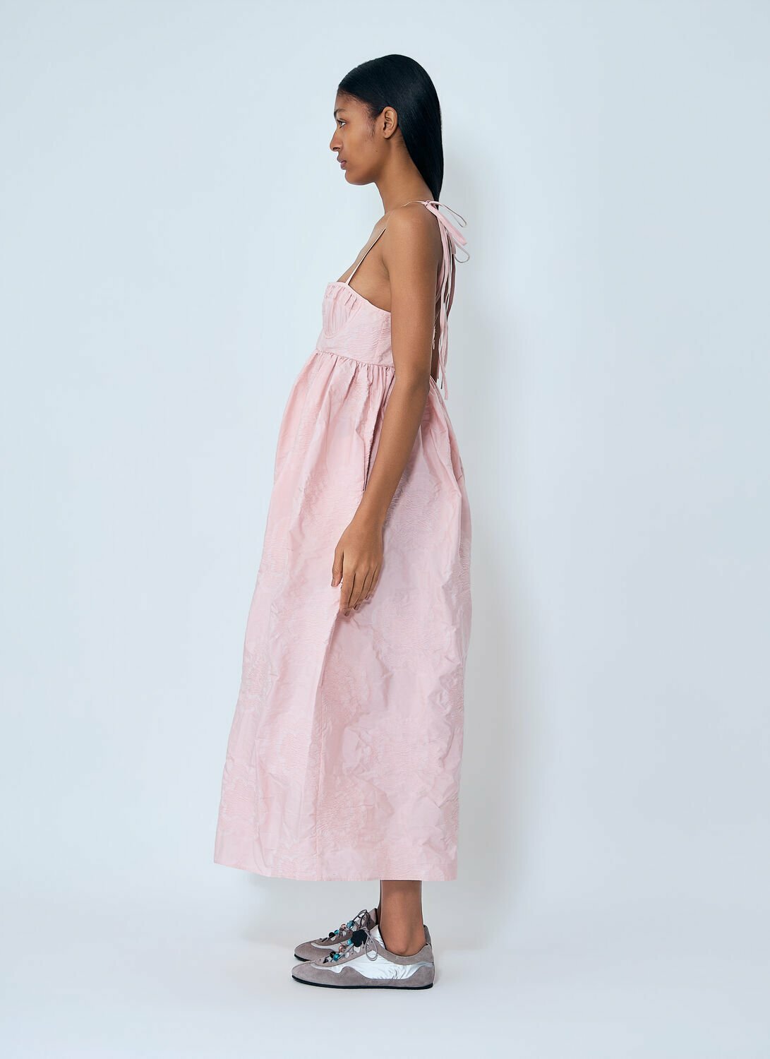 Cecilie Bahnsen Bralette Midi Alena Dress
