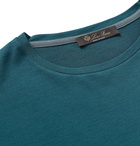 Loro Piana - Slim-Fit Silk and Cotton-Blend Jersey T-Shirt - Blue