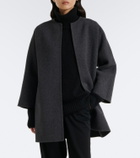 The Row Cove oversized cashmere and wool coat