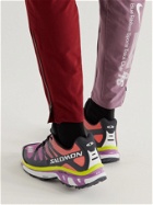 SALOMON - XT-4 Advanced Rubber-Trimmed Coated-Mesh Running Sneakers - Purple