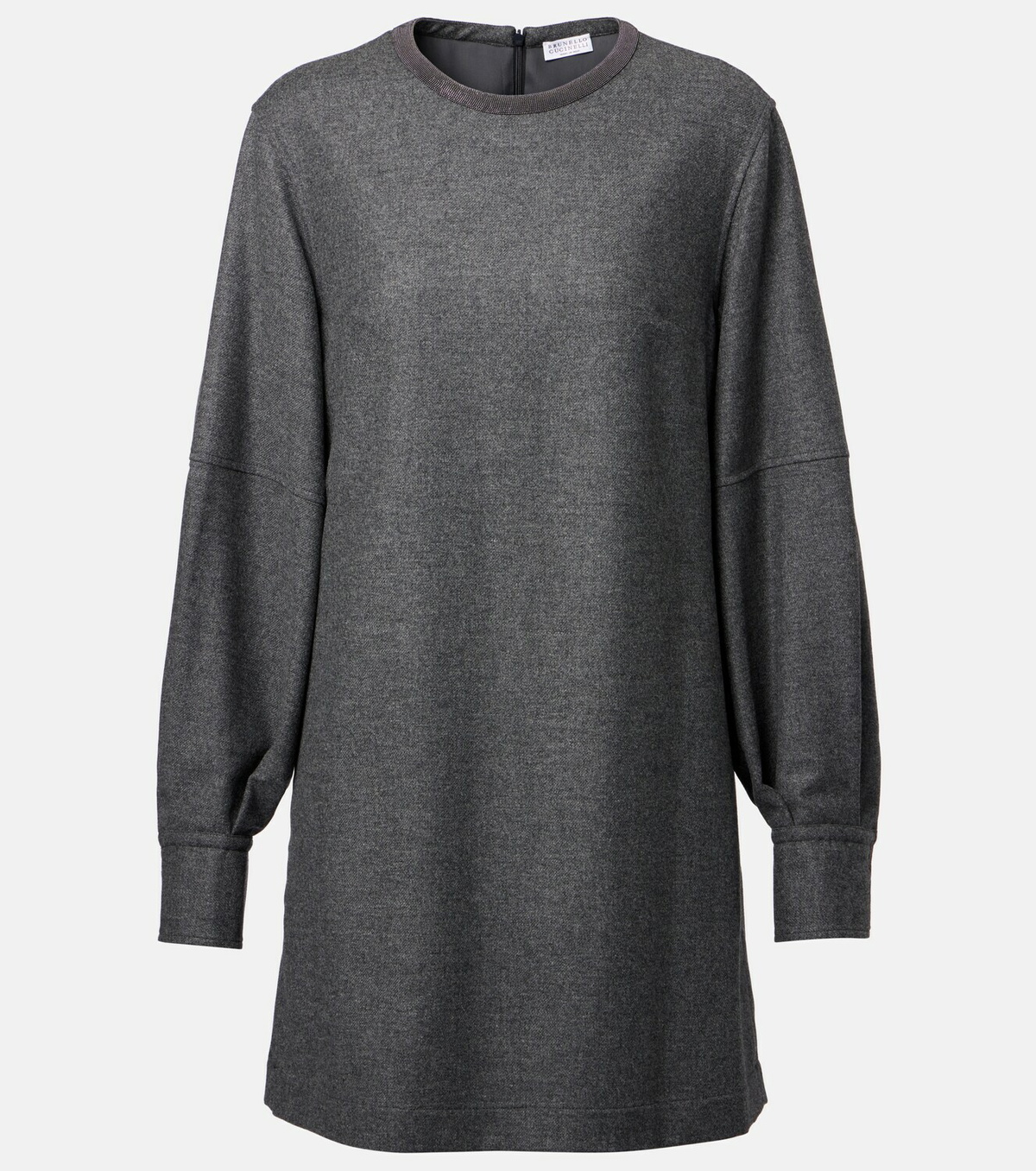 Brunello Cucinelli Wool and cashmere minidress