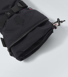 Moncler Grenoble Leather-trimmed ski gloves