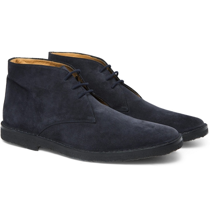 Photo: Connolly - Suede Desert Boots - Blue