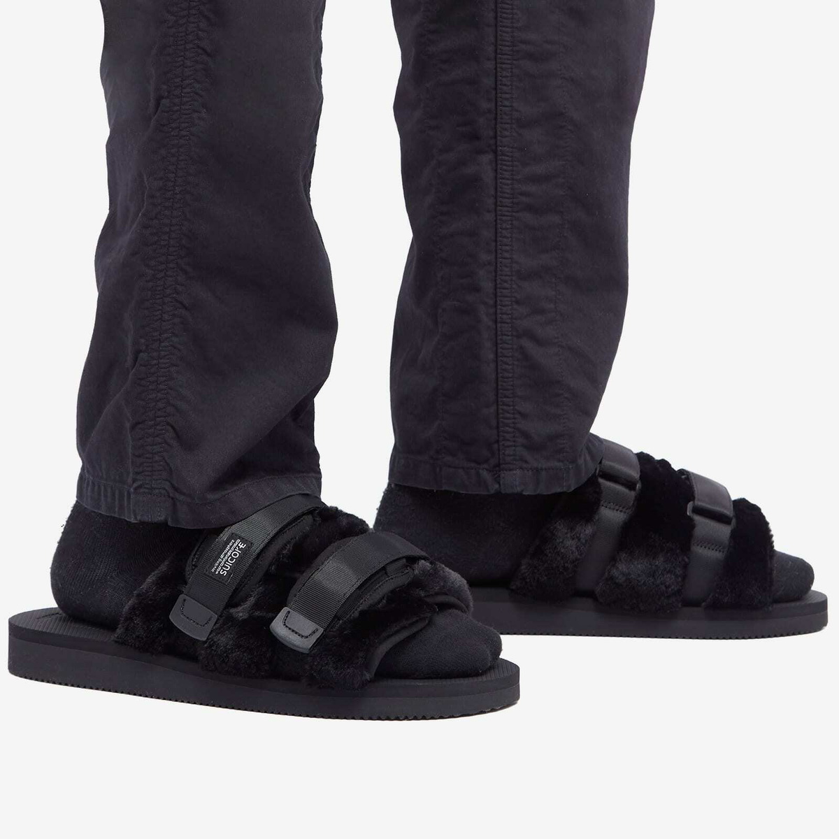 Suicoke Men's Moto-FURab in Black Suicoke