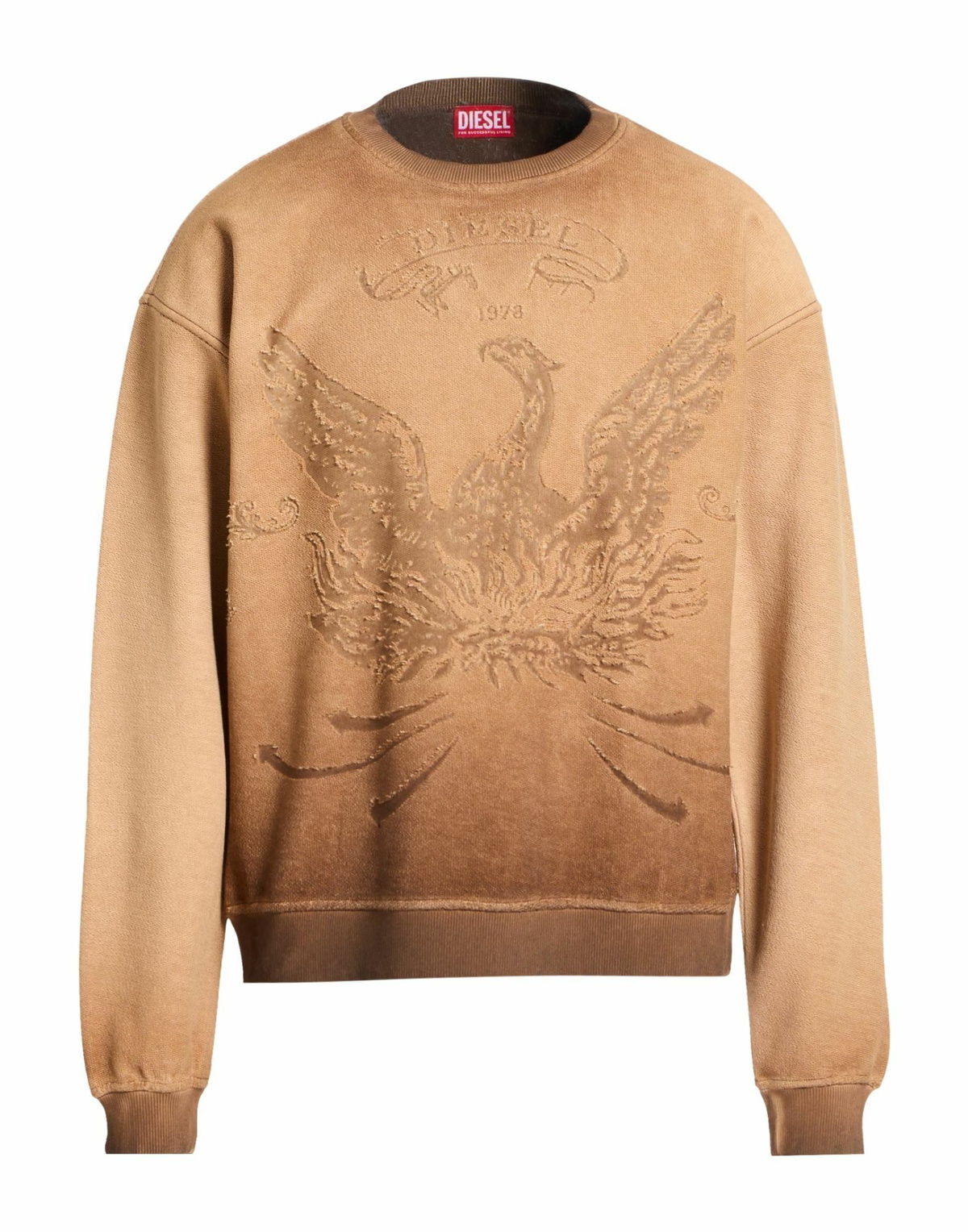 Diesel Mens Sweatshirt Tan