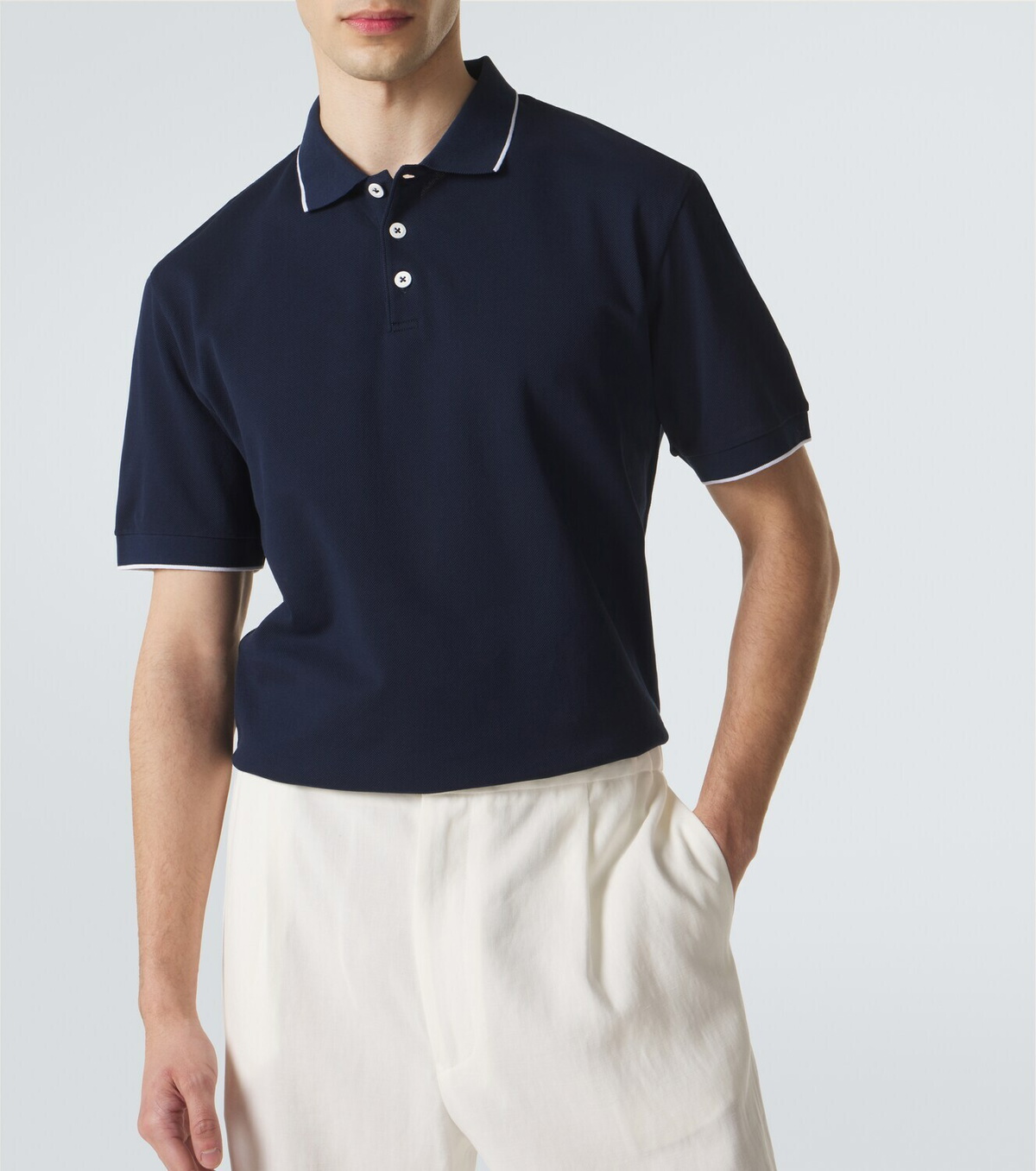 Giorgio Armani Cotton piqué polo shirt