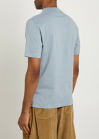 Brunello Cucinelli Printed Cotton T-shirt Blue