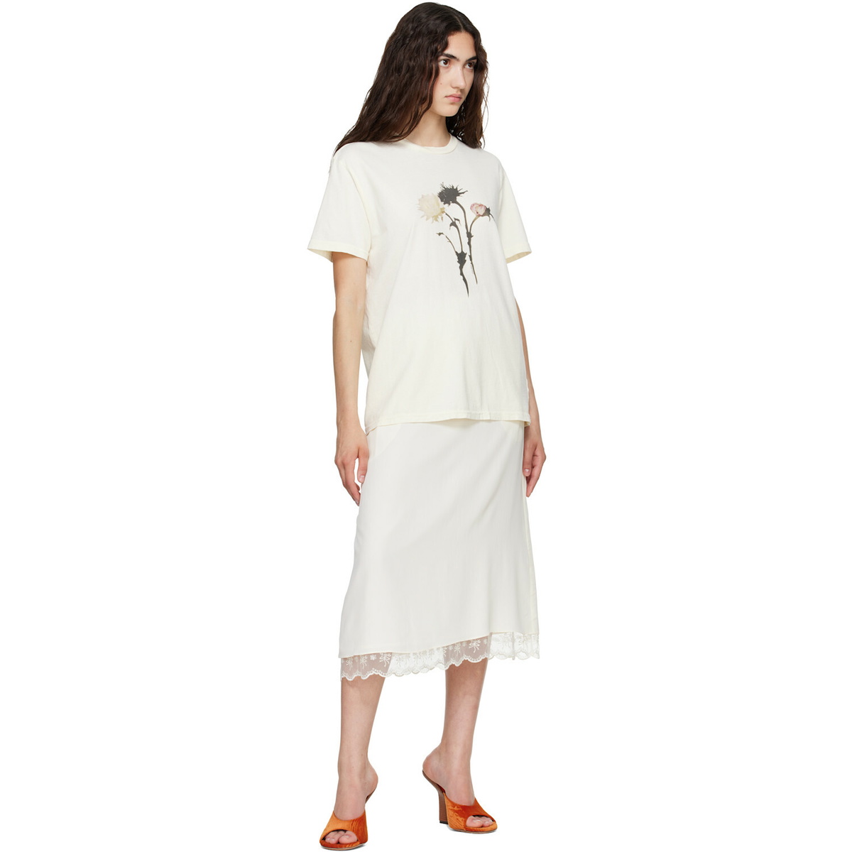 Collina Strada Off-White Graphic T-shirt