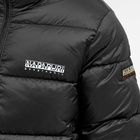 Napapijri Women's Box Logo Puffer Jacket in Black