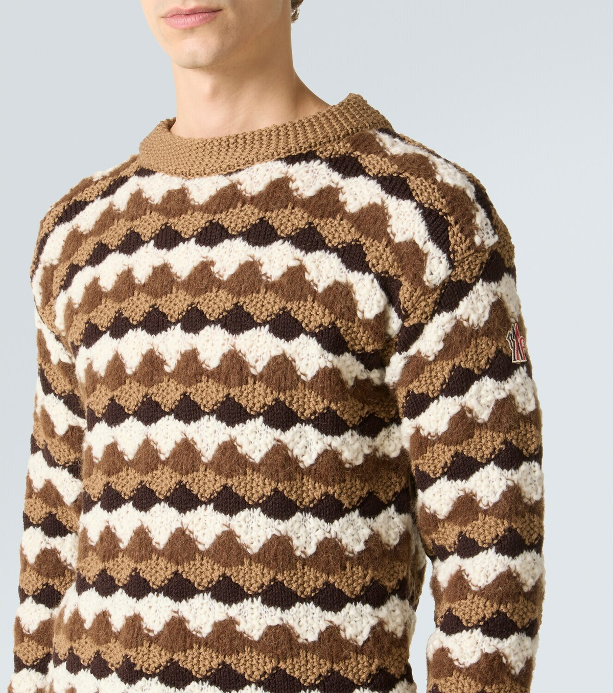 Moncler Grenoble Wool and alpaca-blend jacquard sweater